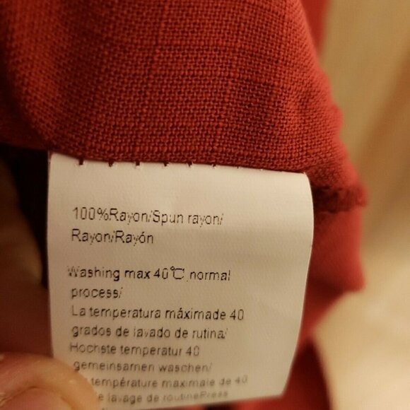 Everkaki NWT Rust Color Mini Dress.  Large - Picture 6 of 7